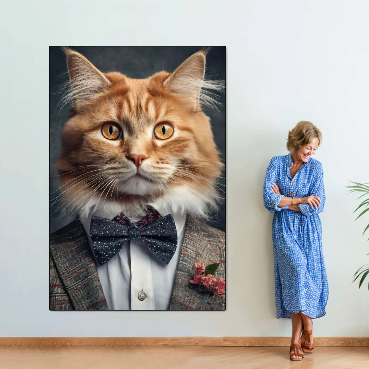 A Cat Portrait Wall Art