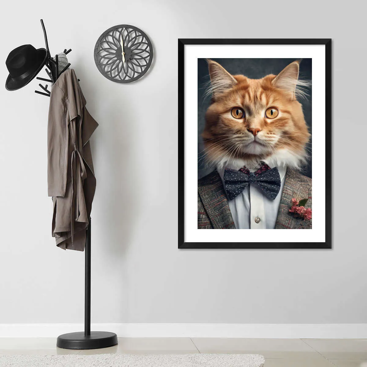 A Cat Portrait Wall Art