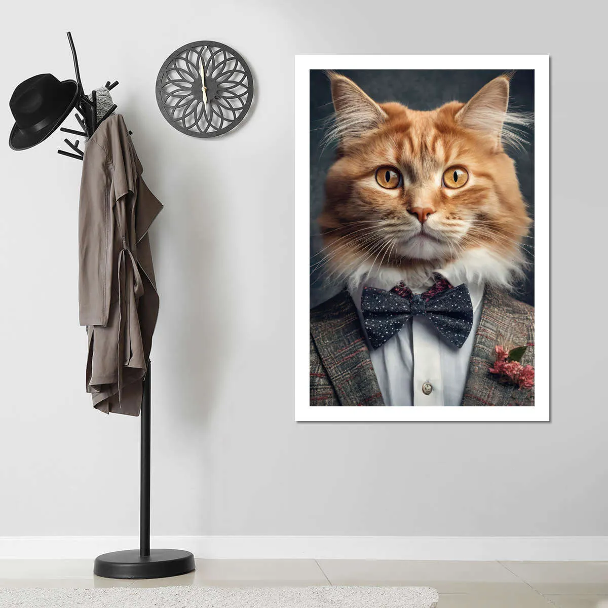 A Cat Portrait Wall Art