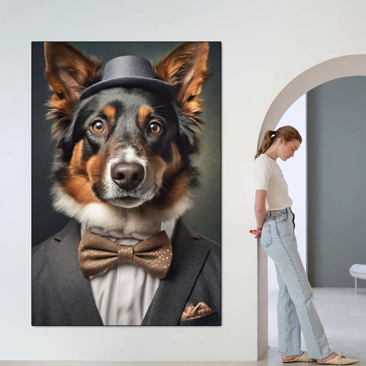 A Dog Portrait Wall Art