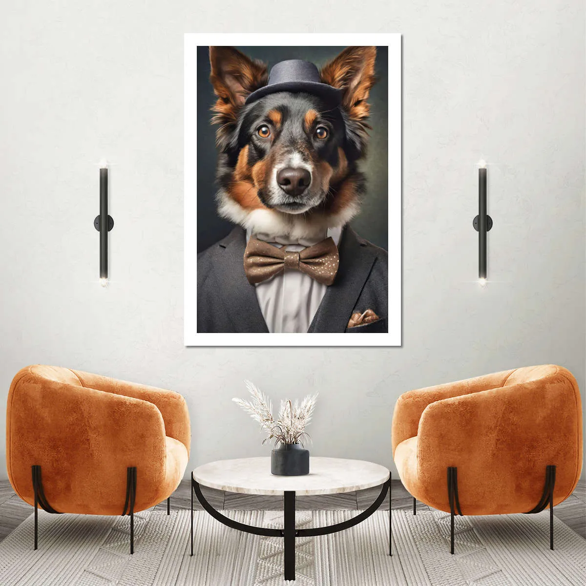 A Dog Portrait Wall Art