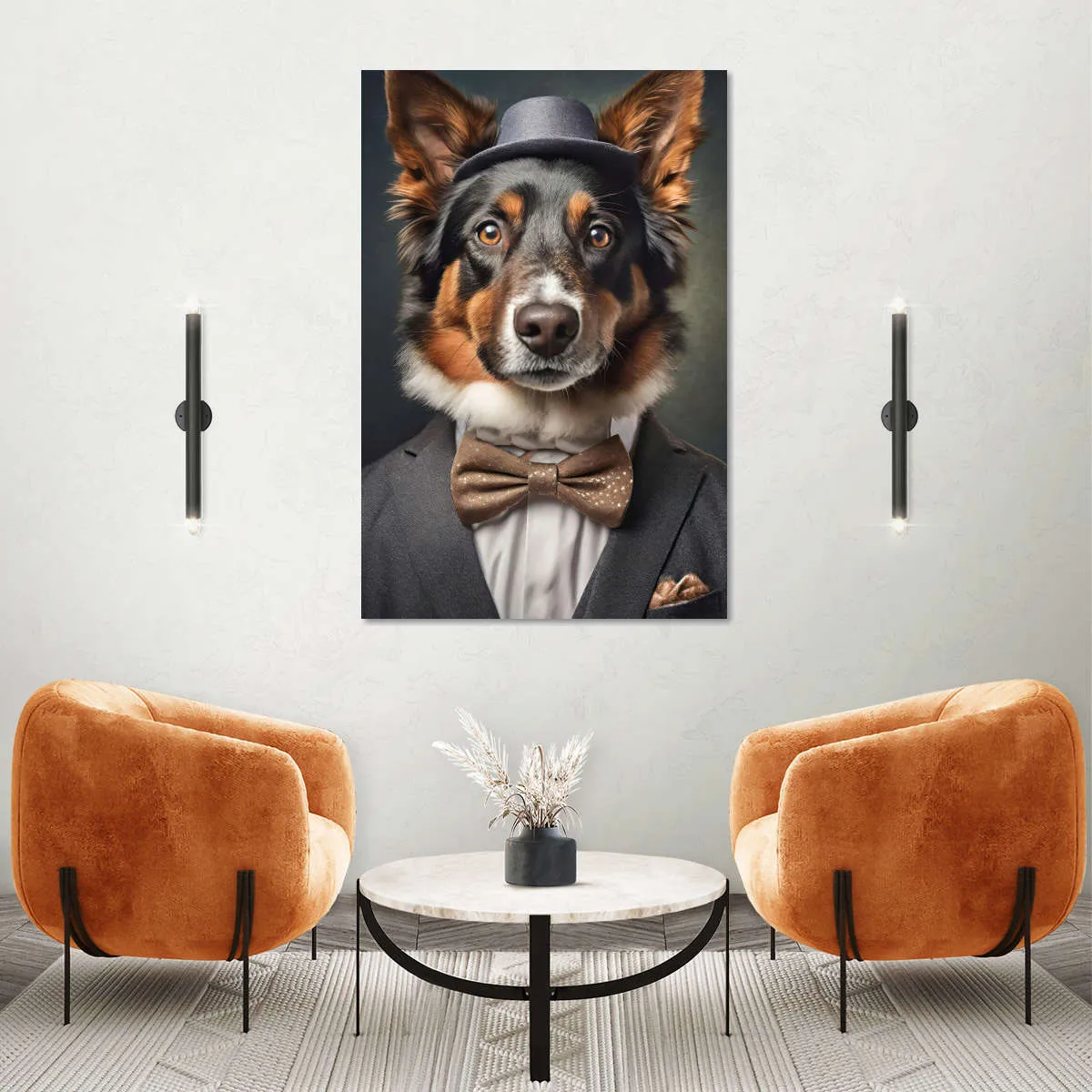 A Dog Portrait Wall Art