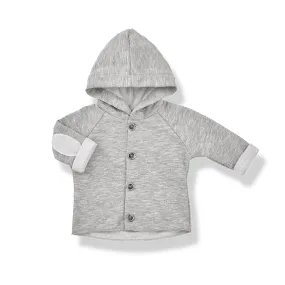 ALAN HOOD JACKET - Light grey