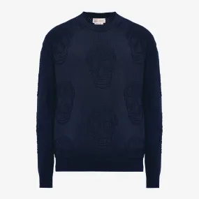 Alexander McQueen Textured Skull Knitwear