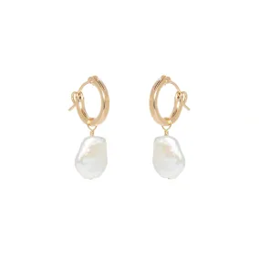 Amelia Hoops | Organic Pearl