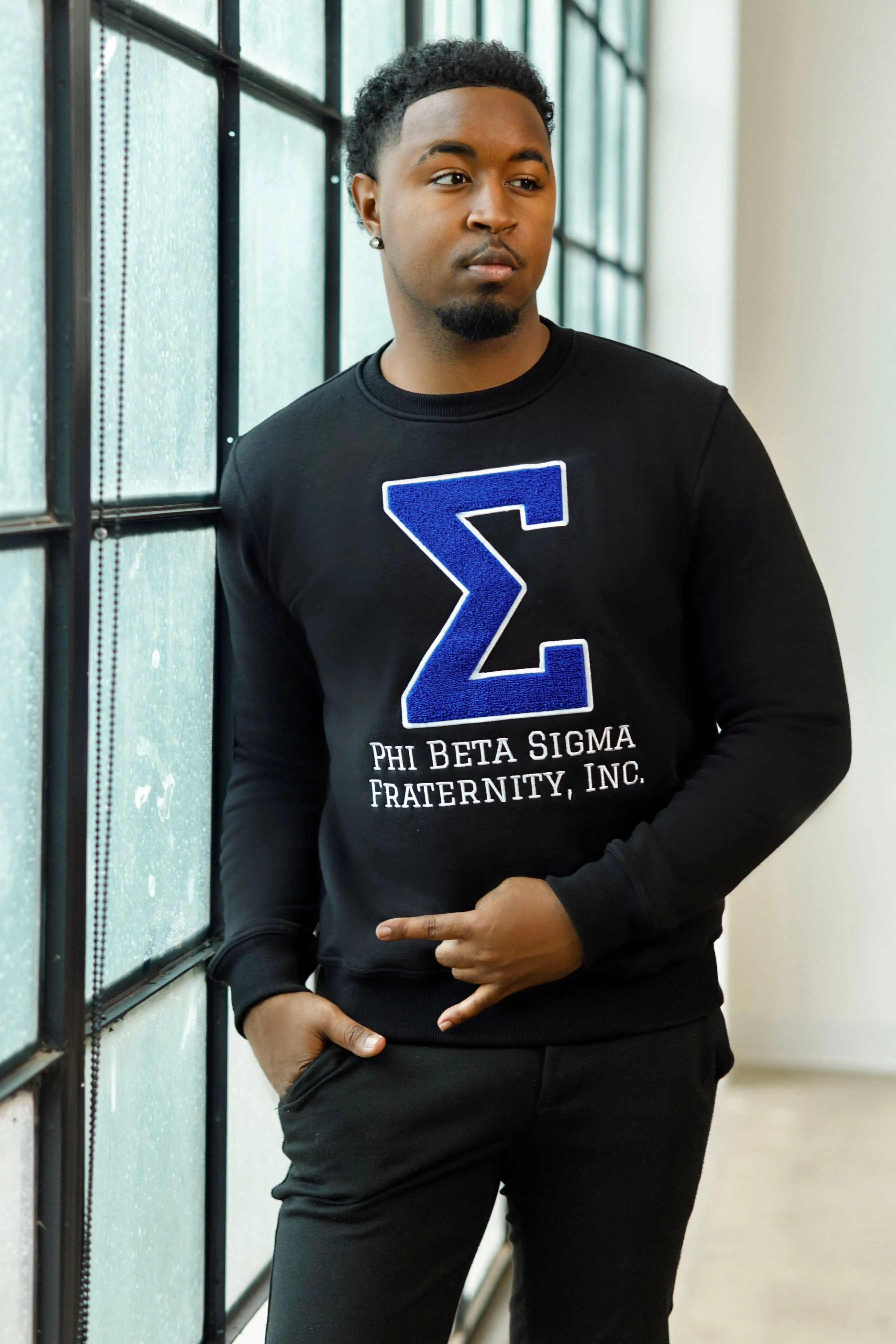 Big Σ Sigma Chenille Sweatshirt