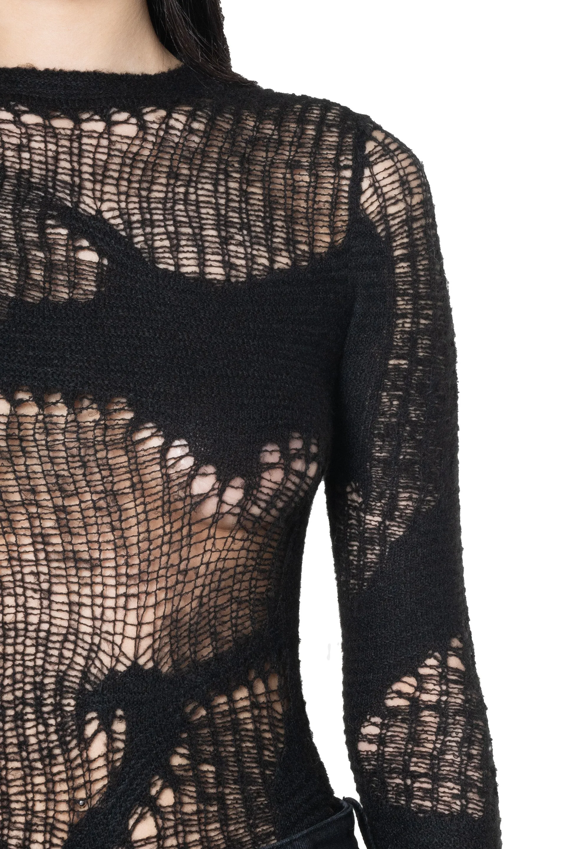 Black Topography Bodysuit