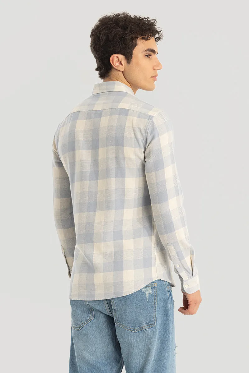 Blue Gingham Checks Shirt