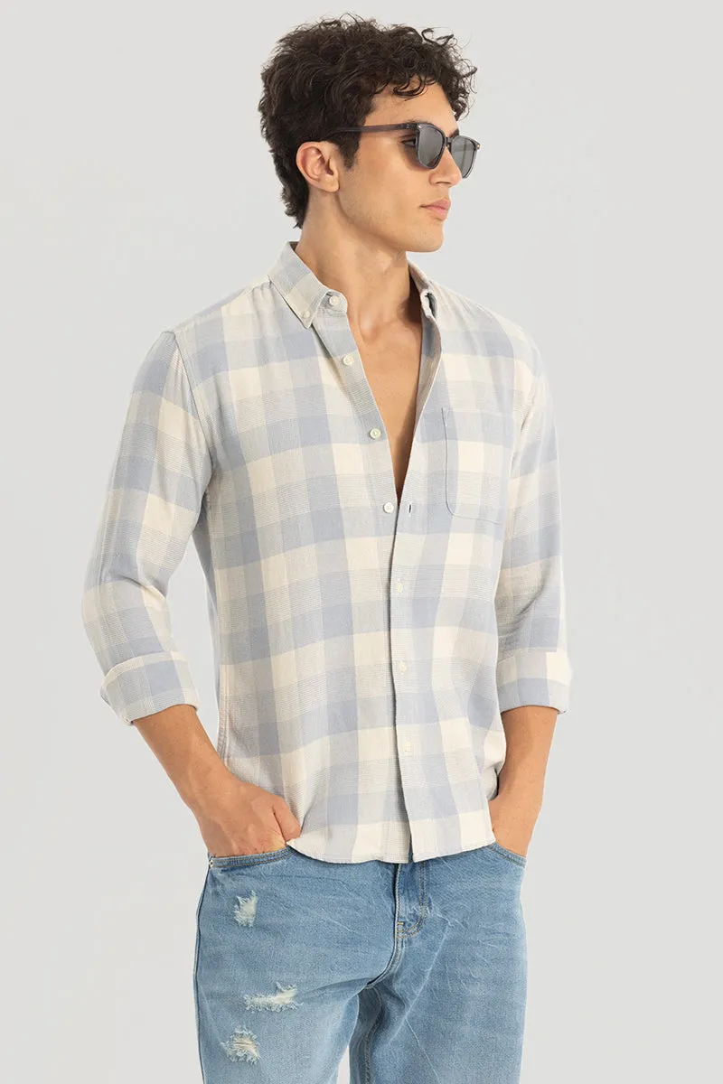 Blue Gingham Checks Shirt