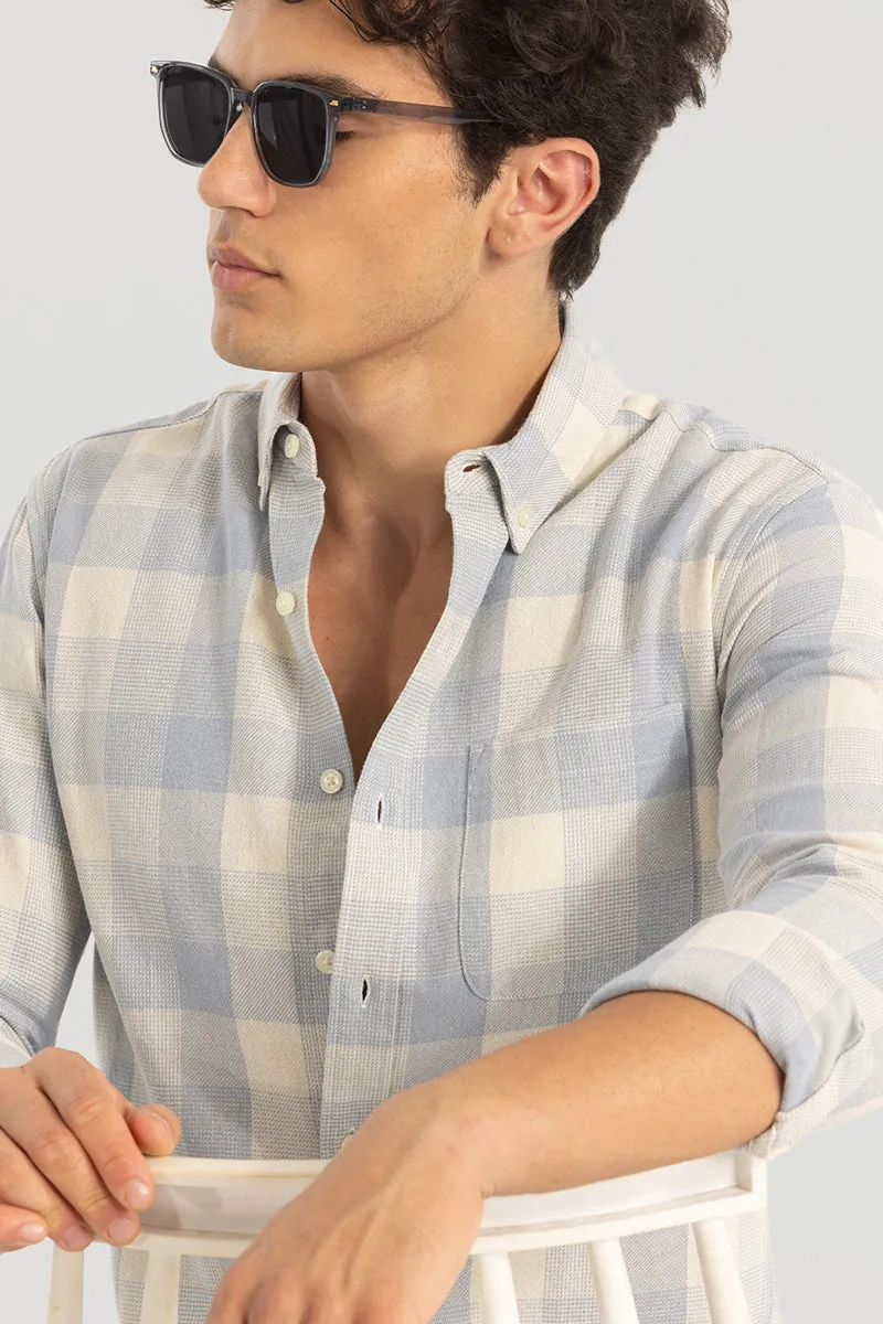 Blue Gingham Checks Shirt