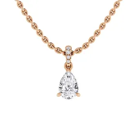 Cora - 18ct Rose Gold - Pear