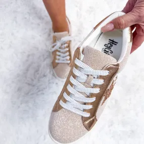 Corky's Rose Gold Shimmer Supernova Sneaker