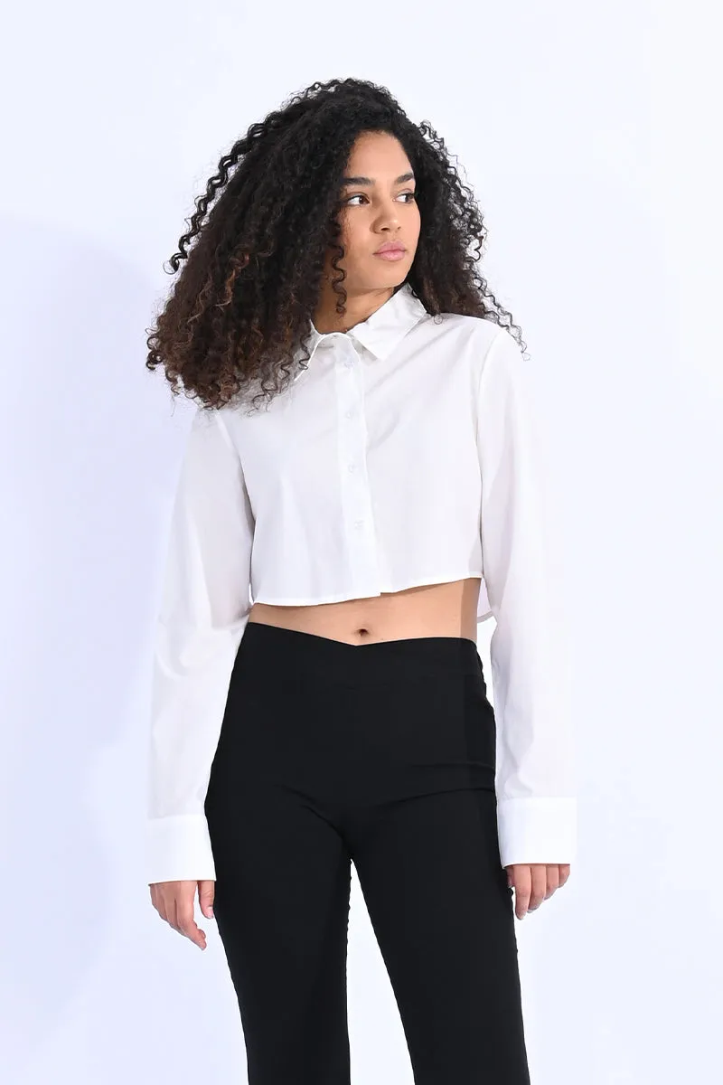 Cropped Button Up