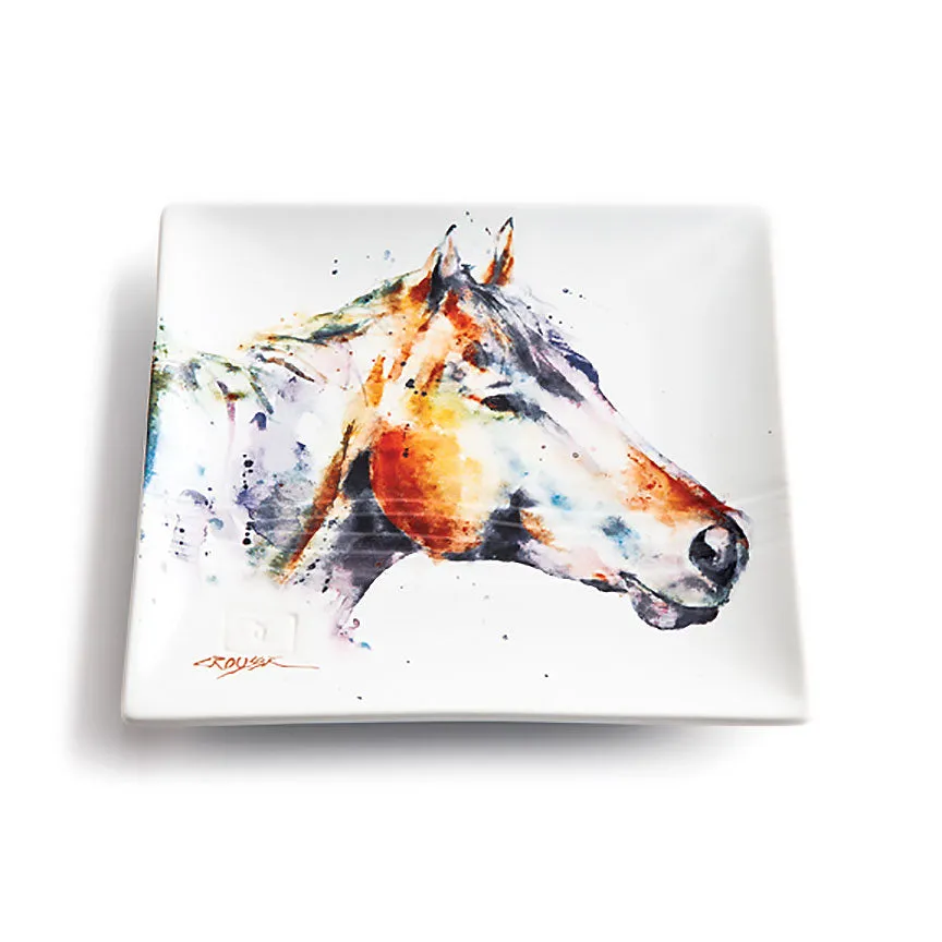 Dean Crouser Horse Head Snack Plate