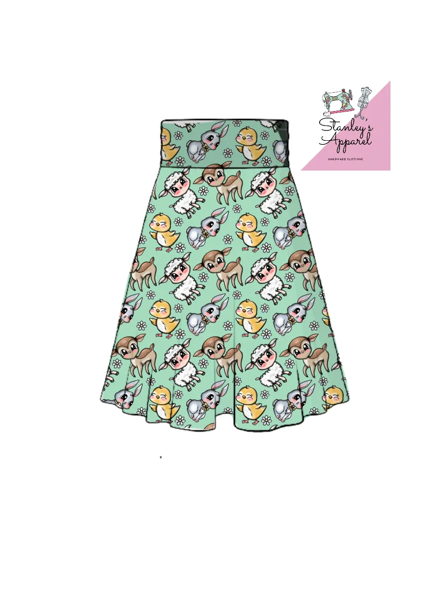 Exclusive spring skater skirt