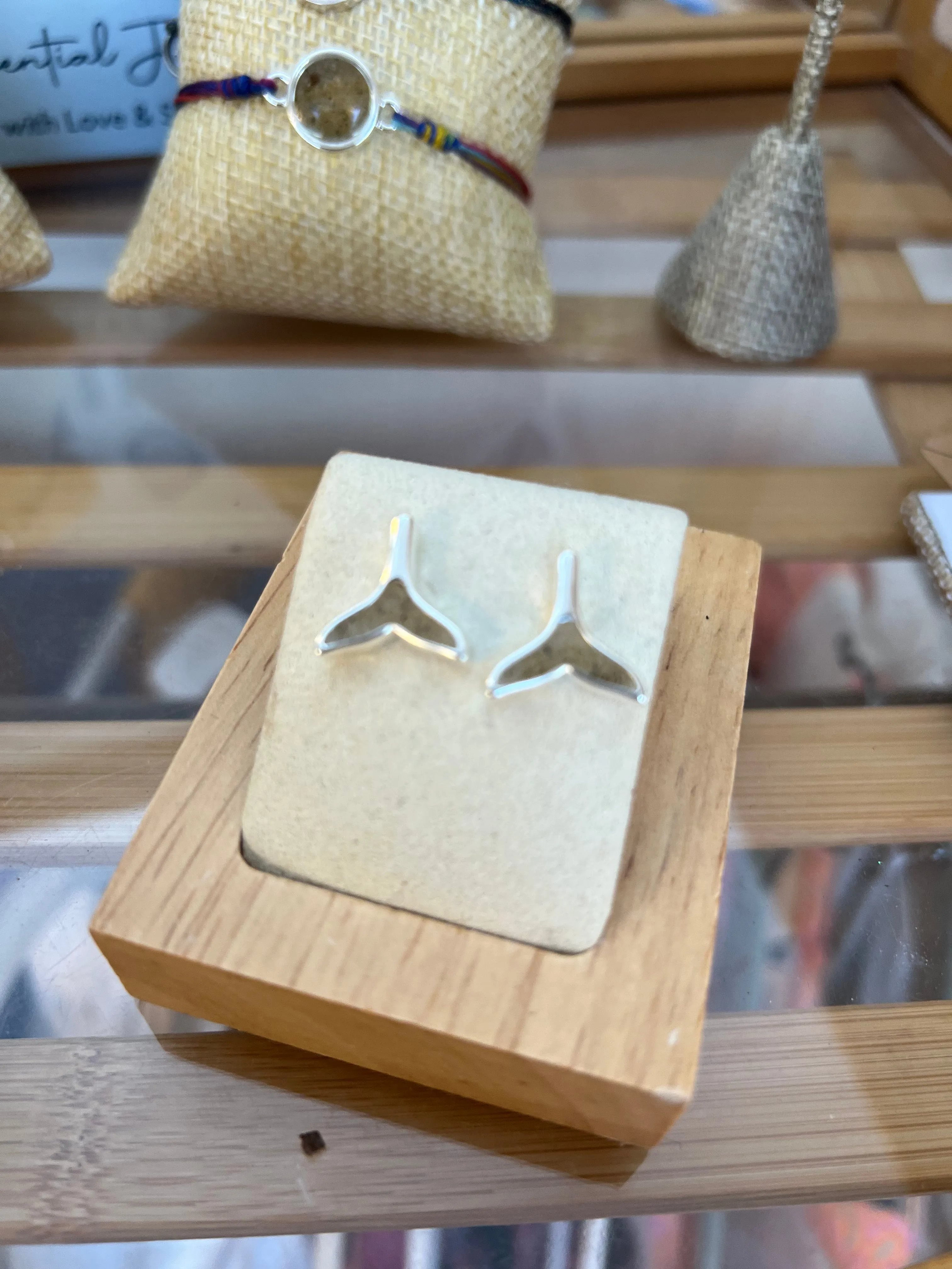 Fins stud earrings DUNE