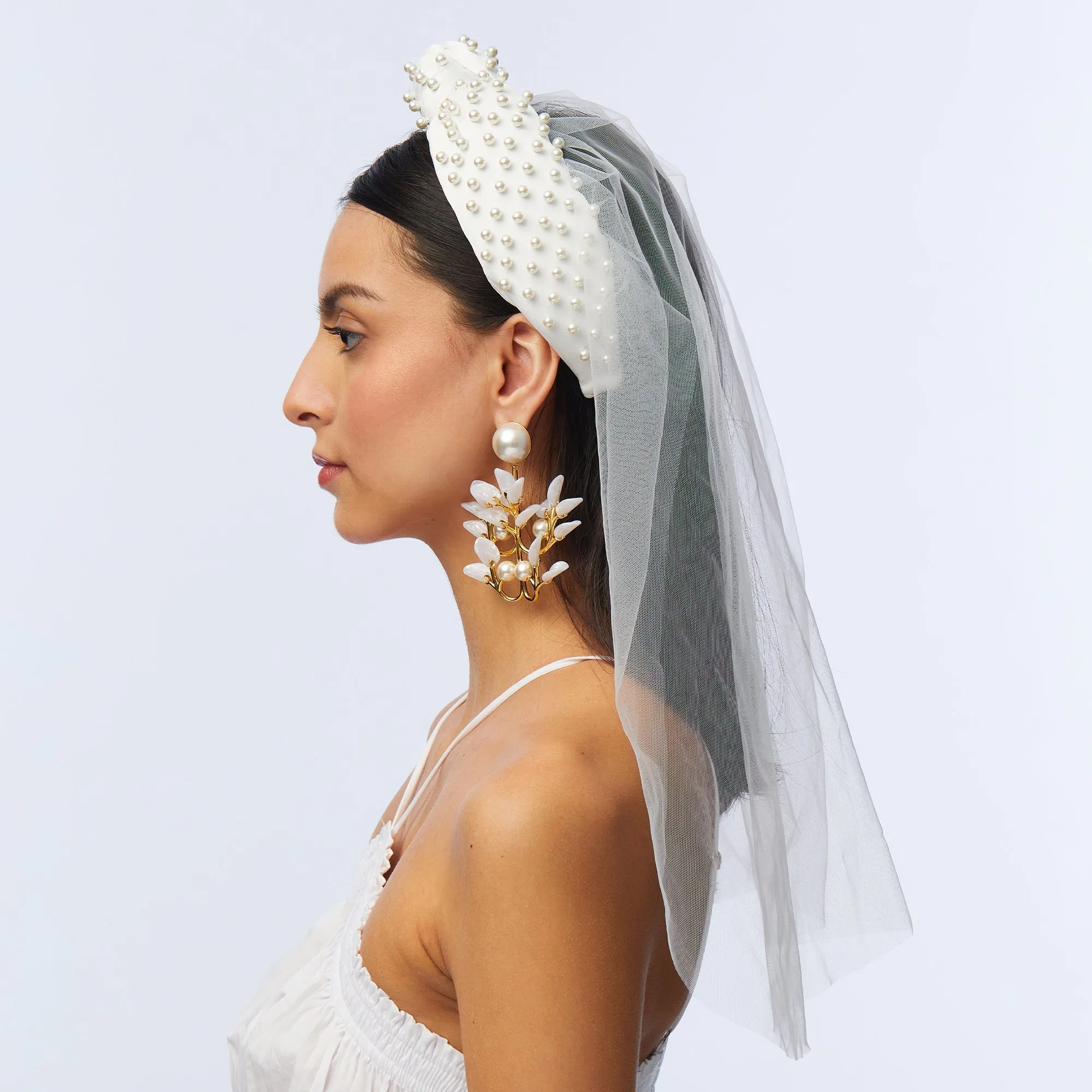 IVORY VEIL HEADBAND