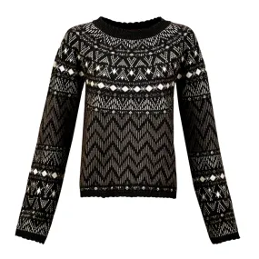 Krimson Klover Marie Black Sweater