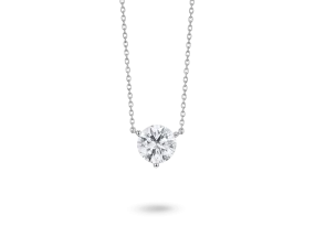 Lab-Grown Diamond 2ct. Round Brilliant Solitaire Pendant | White