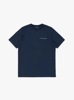 Logo T-shirt Navy & Viola