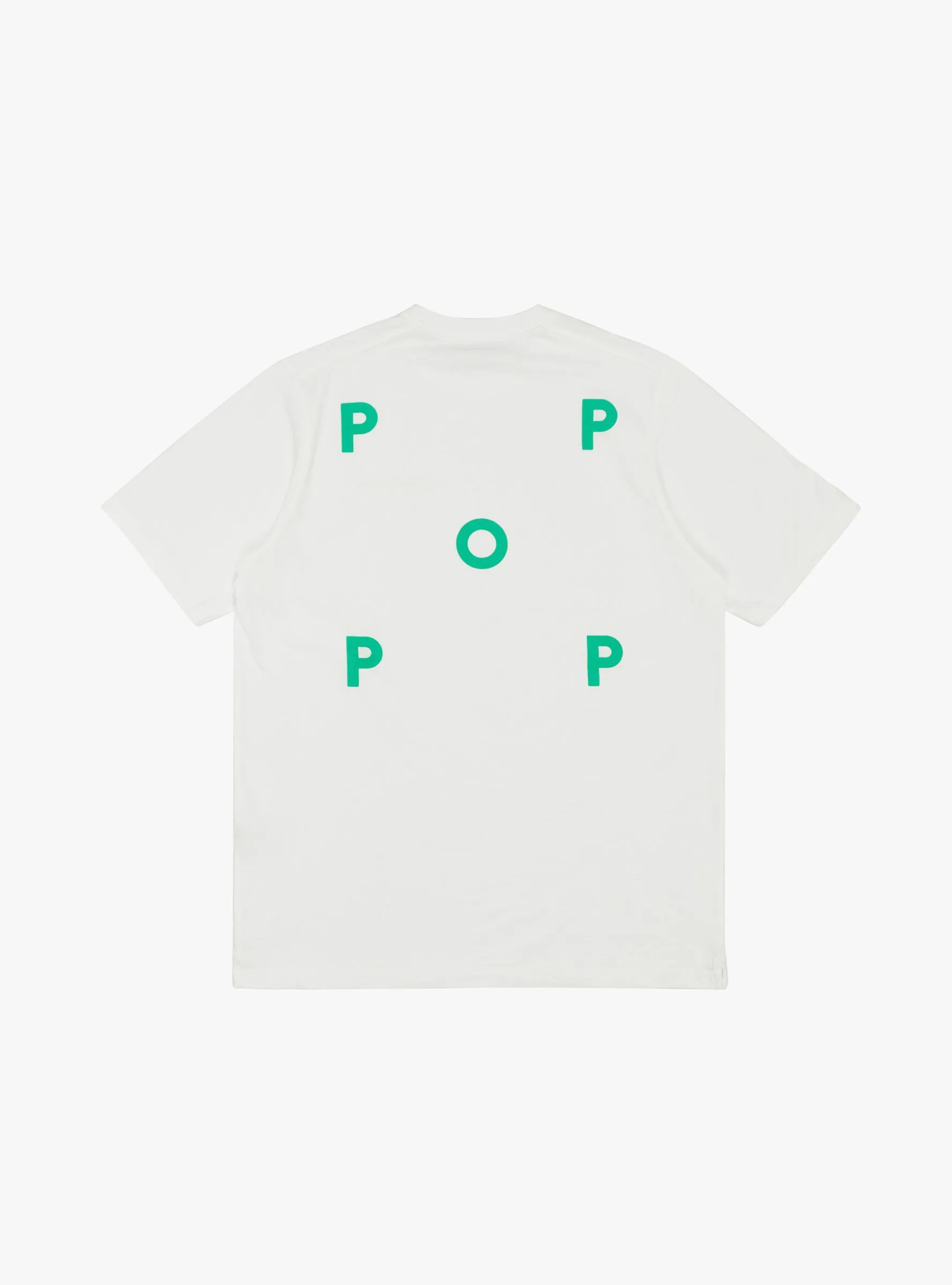 Logo T-shirt White & Green