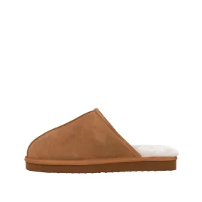 MAX TAN SHEEPSKIN SLIPPER MULE