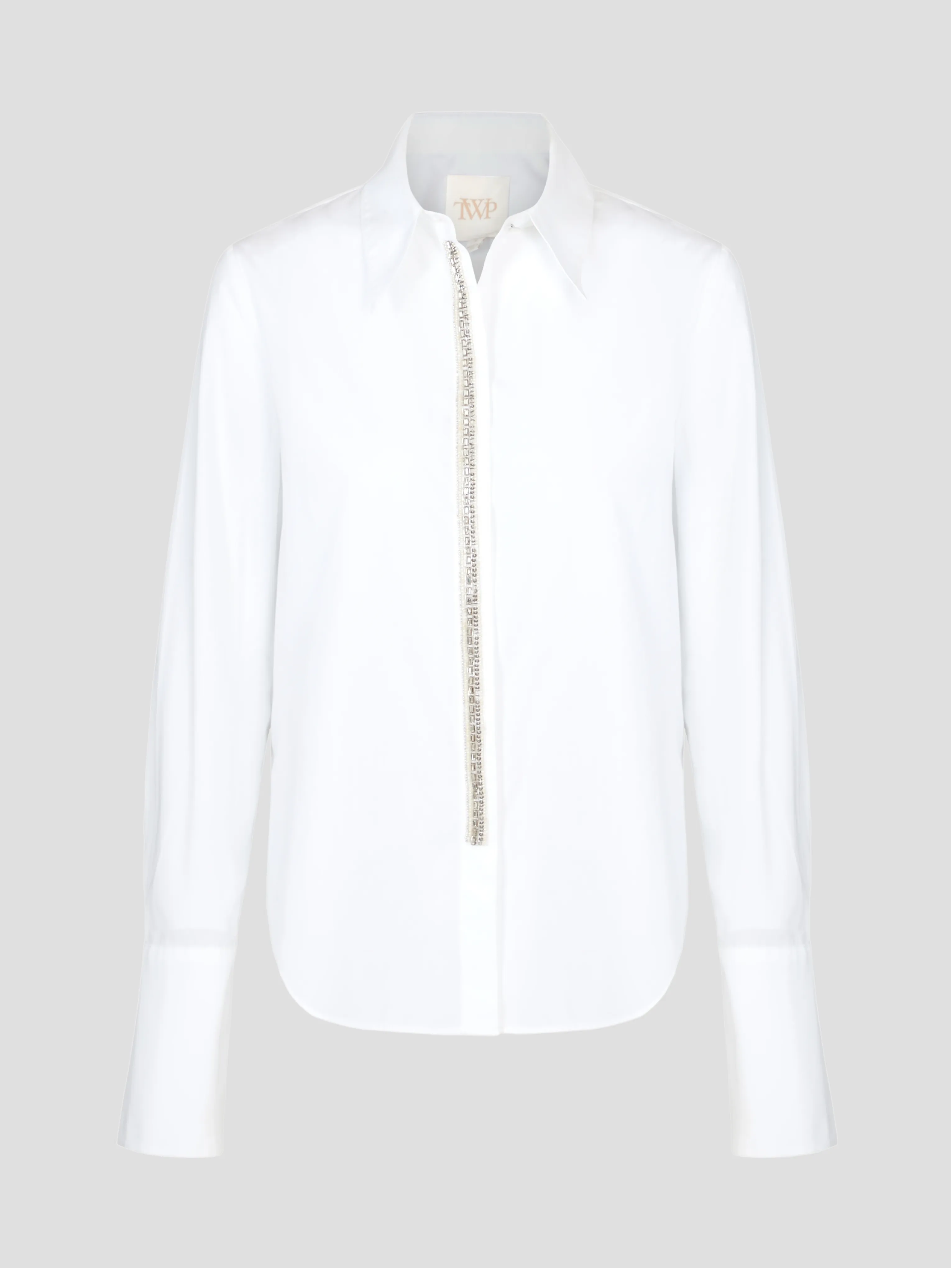 Object of Affection Shirt with Embellished Placket