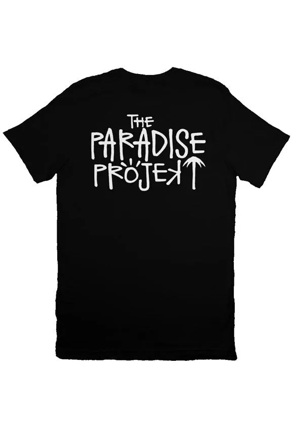 PARADISE PROJEKT PALM T BLK/WHT