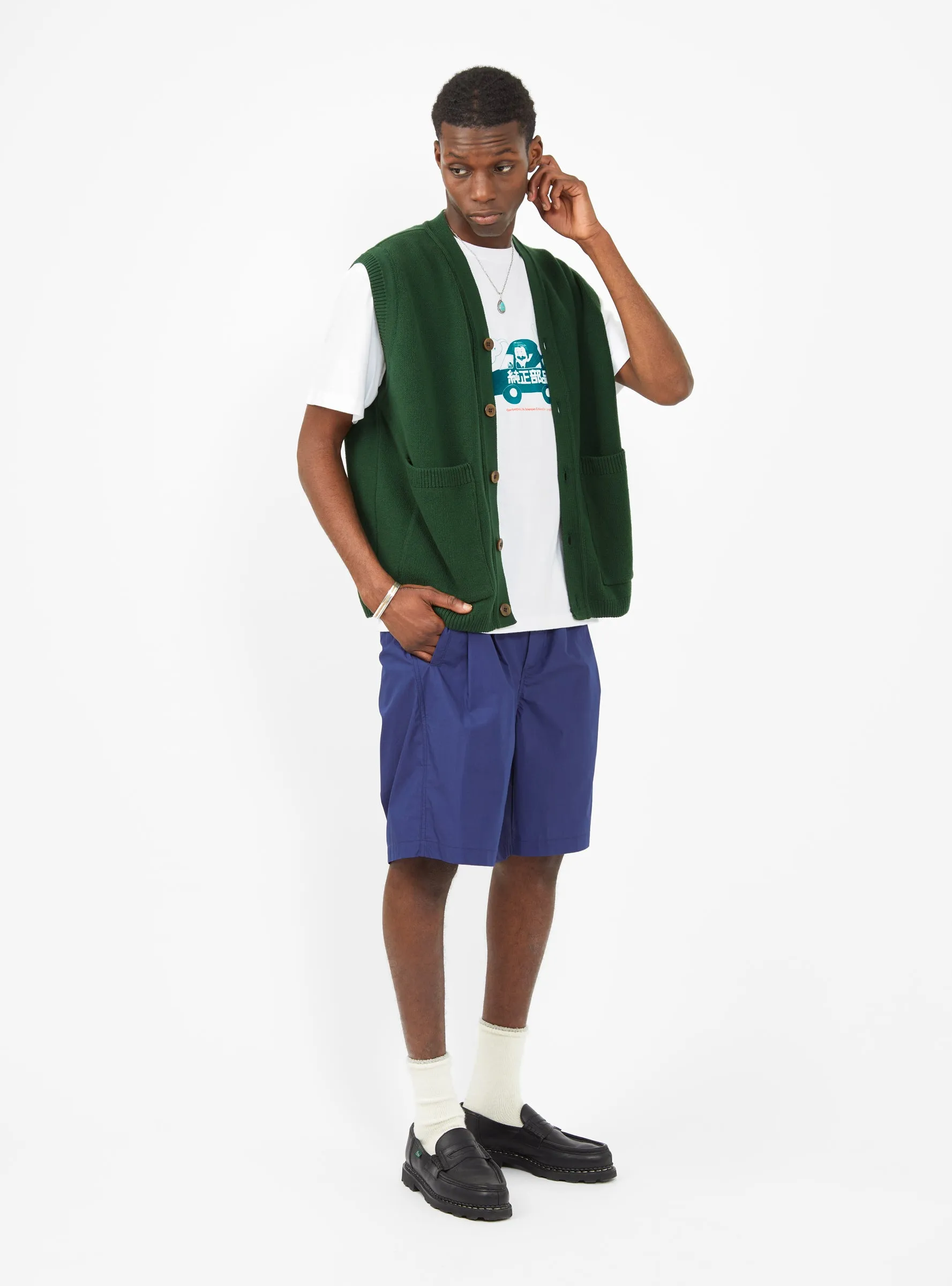 Pocket Sweater Vest Conifer