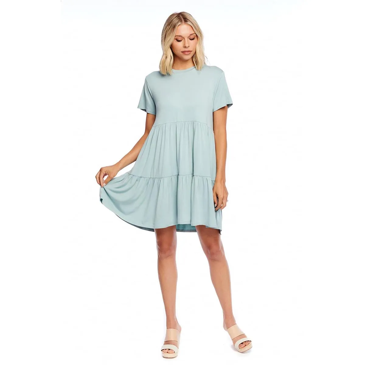 Poncey Dress Seafoam - Large