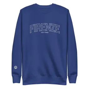 Premium Sweatshirt FIRENZE (Blau/Weiß)