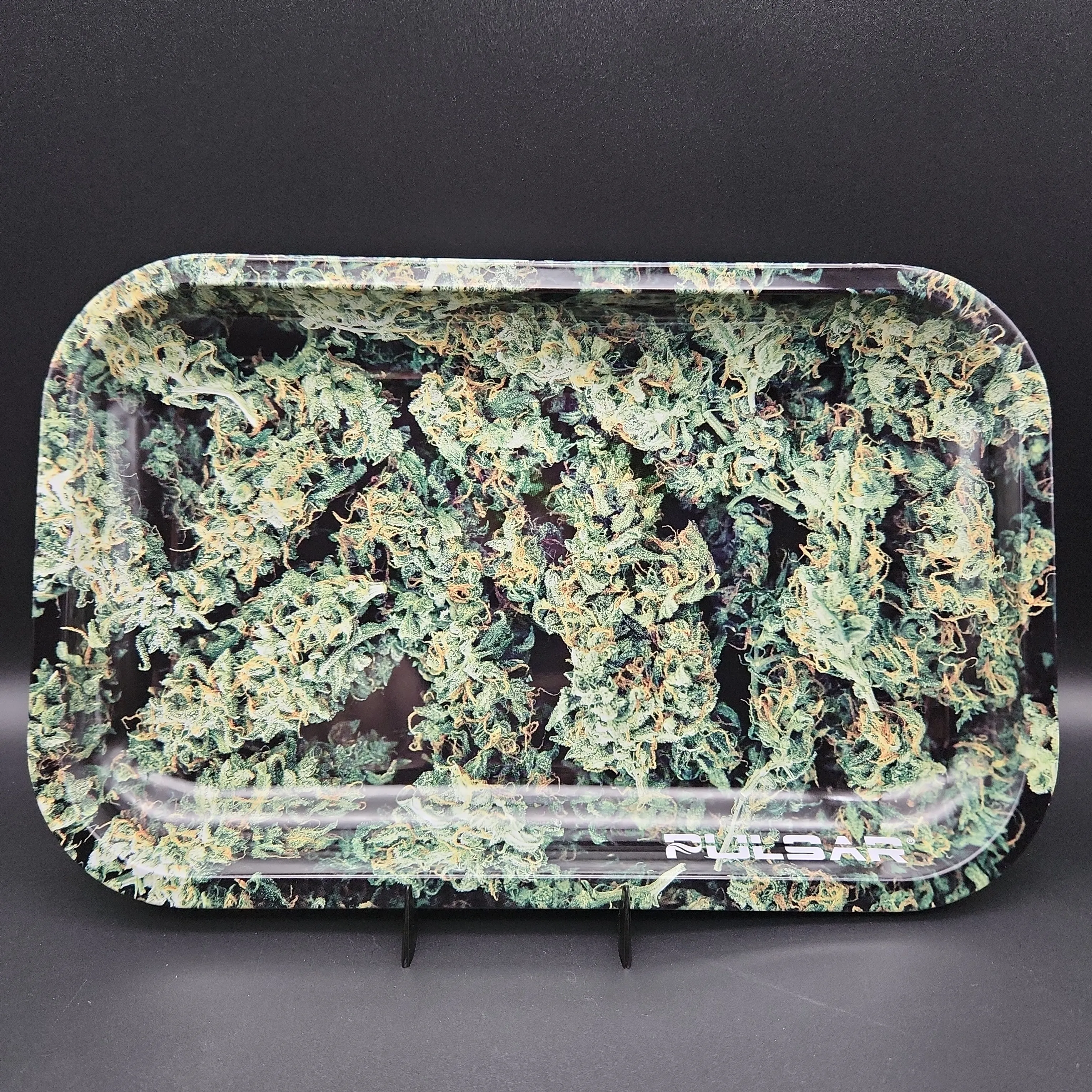 Pulsar Metal Rolling Tray | Big Budzare | 11x7