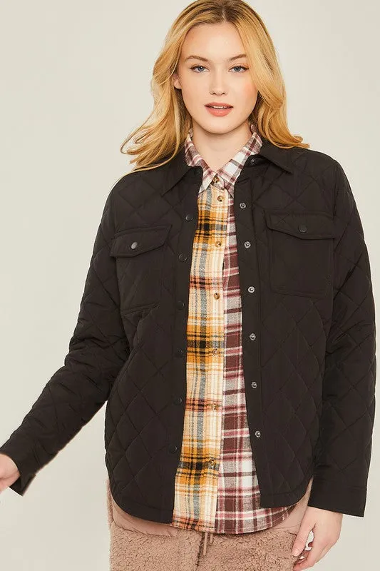 Simple Life Quilted Jacket