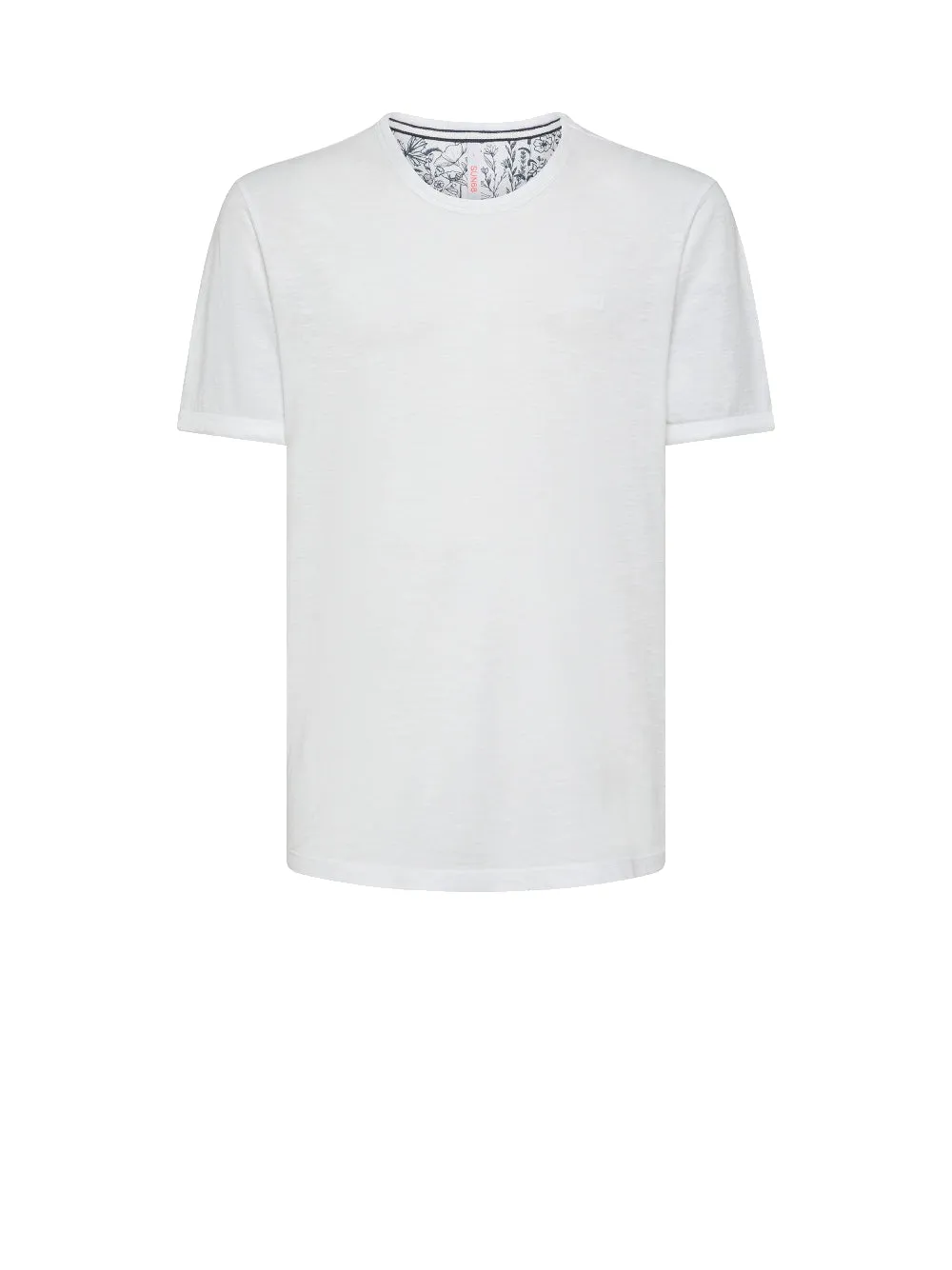 T-shirt Round Bottom S/s - Bianco Panna