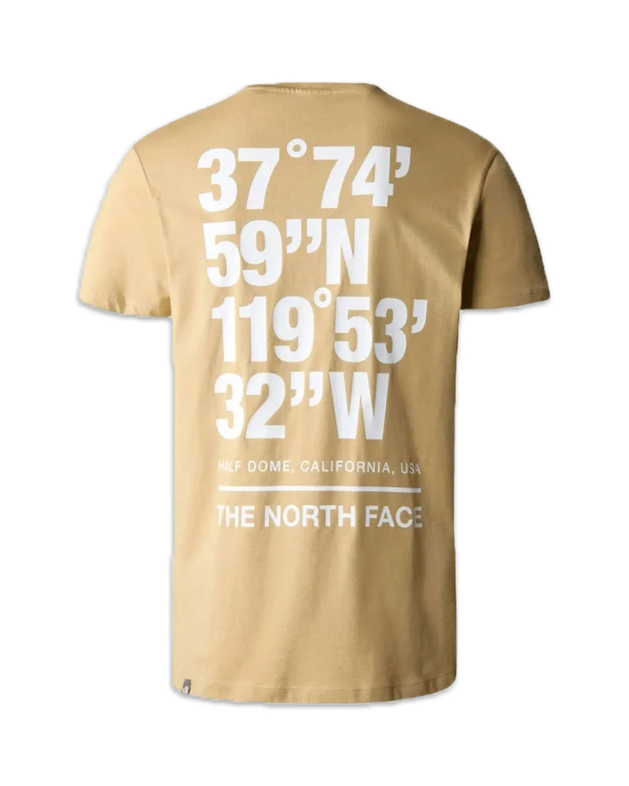 T-Shirt Uomo The North Face CoordinatesKhaki Stone