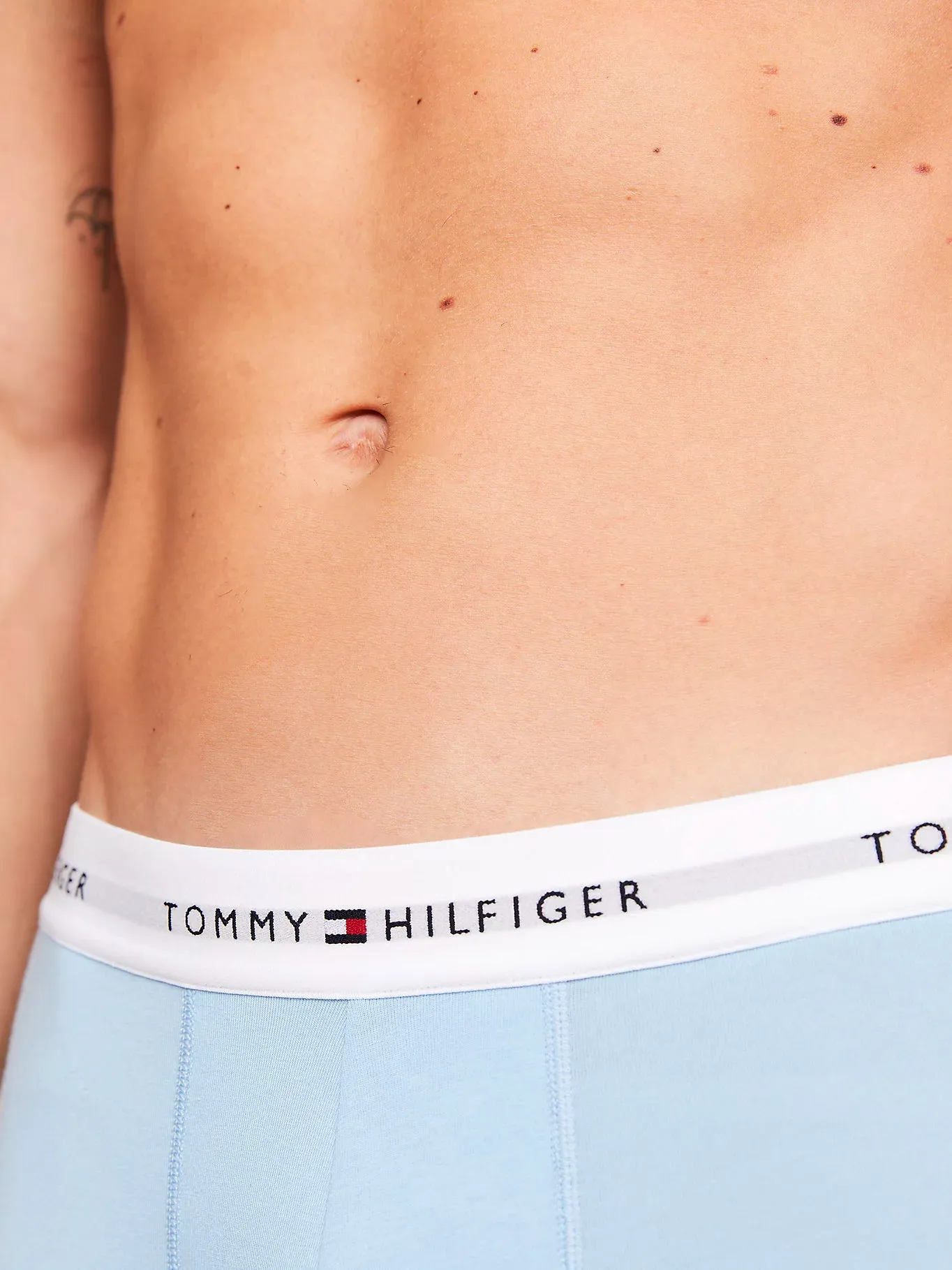 Tommy Hilfiger Mens 'Essential' Repeat Logo Boxer Trunks (3-Pack)