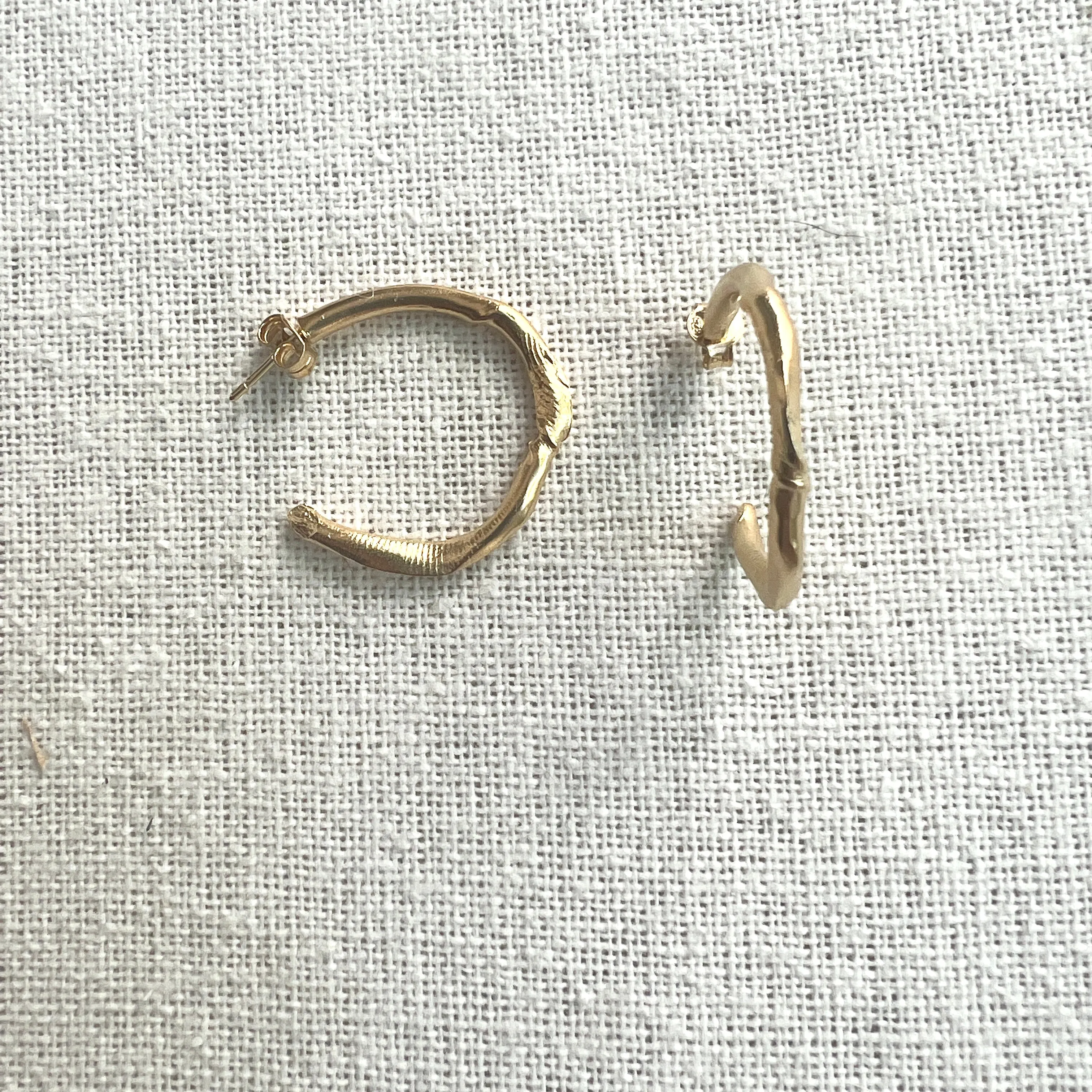 Twin Hoops, Gold