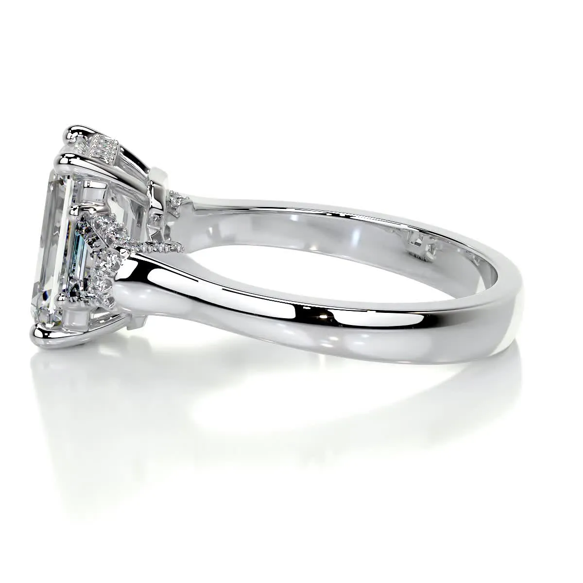 Viola Diamond Engagement Ring -Platinum